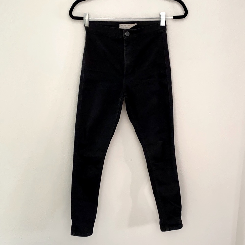 Topshop Holding Power Joni Black 26/30